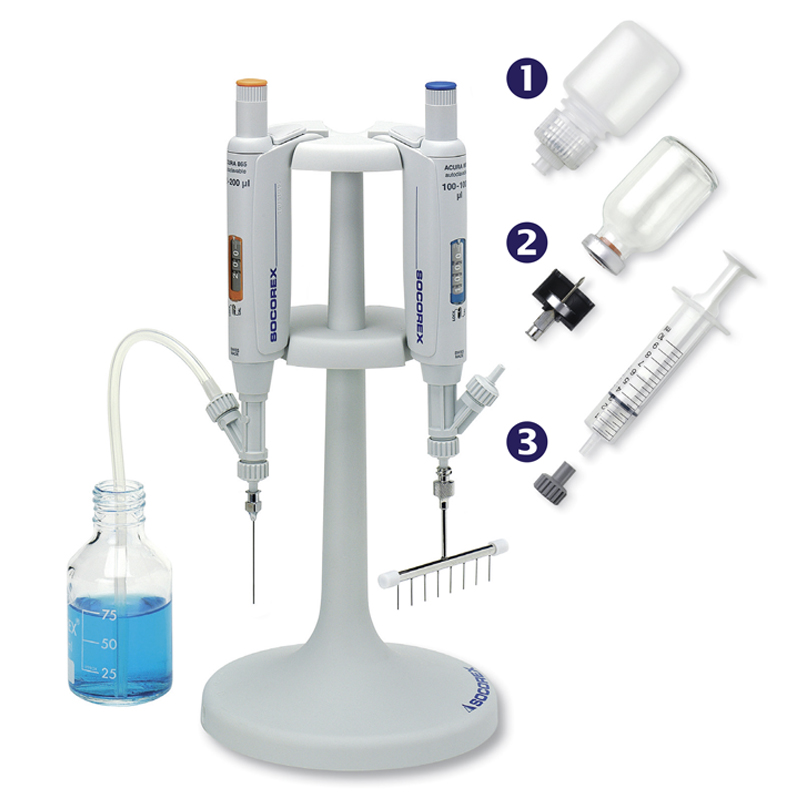 Acura Self Refill 865 With Feeding Sources Socorex   1 Bootle   2 Vial   3 Syringe